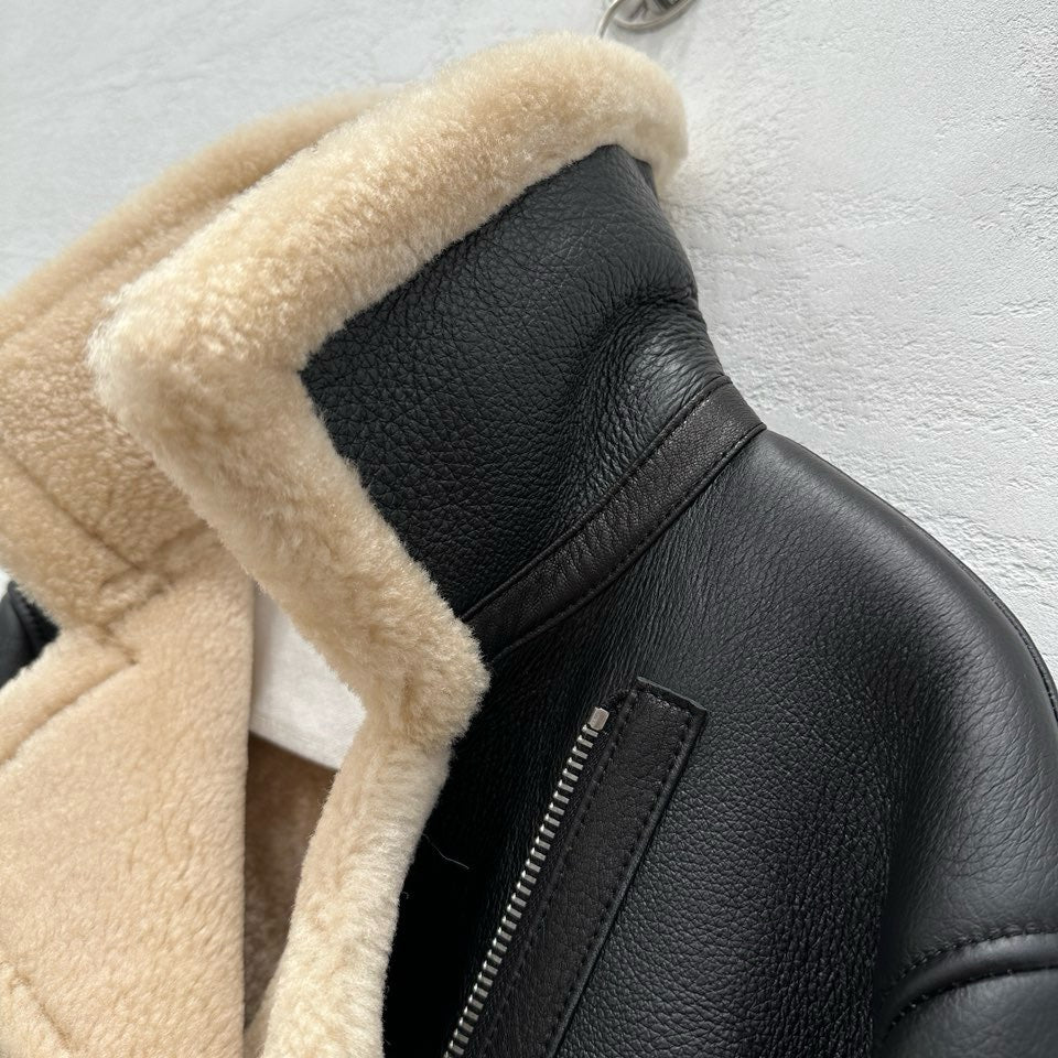 Sheepskin coat