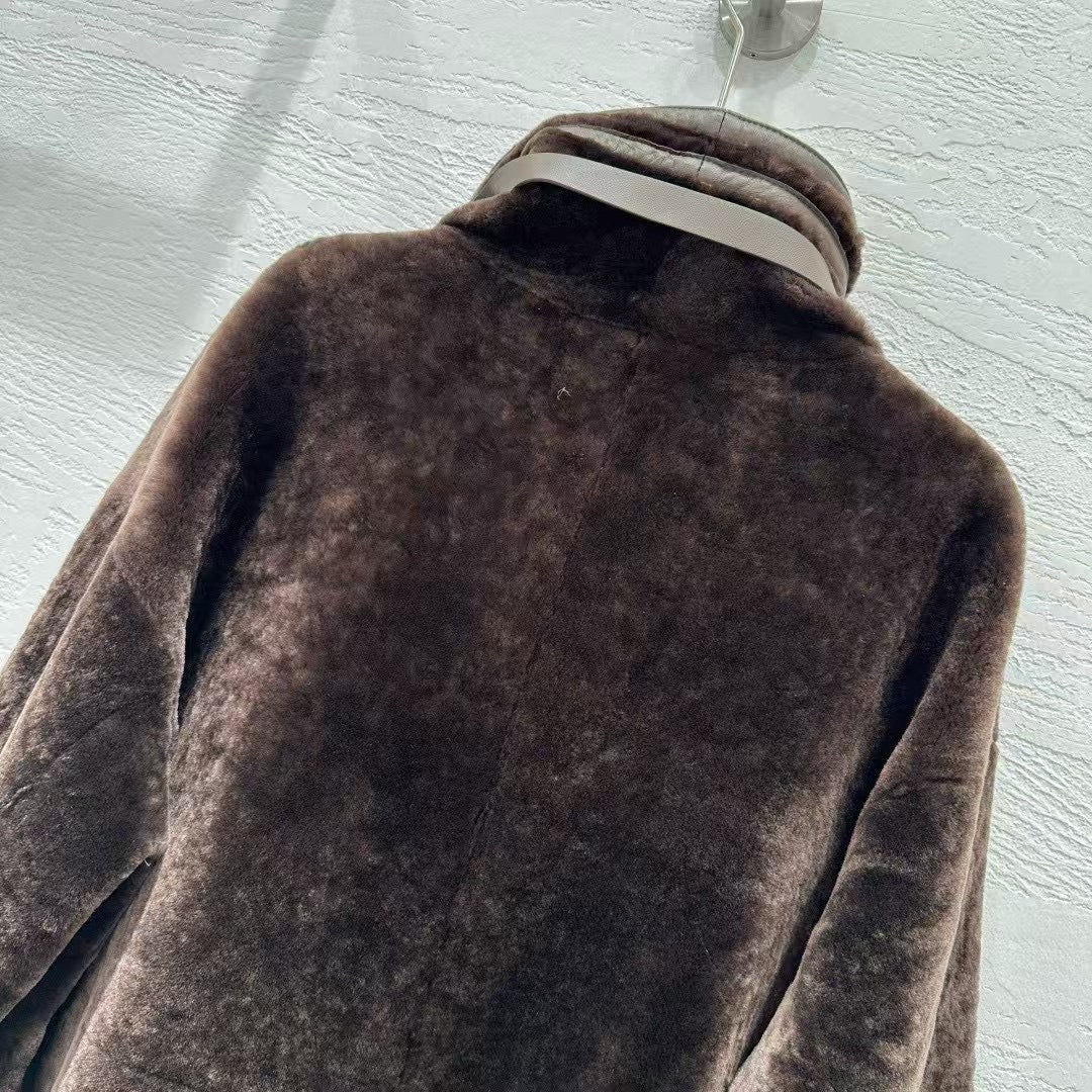 Sheepskin coat