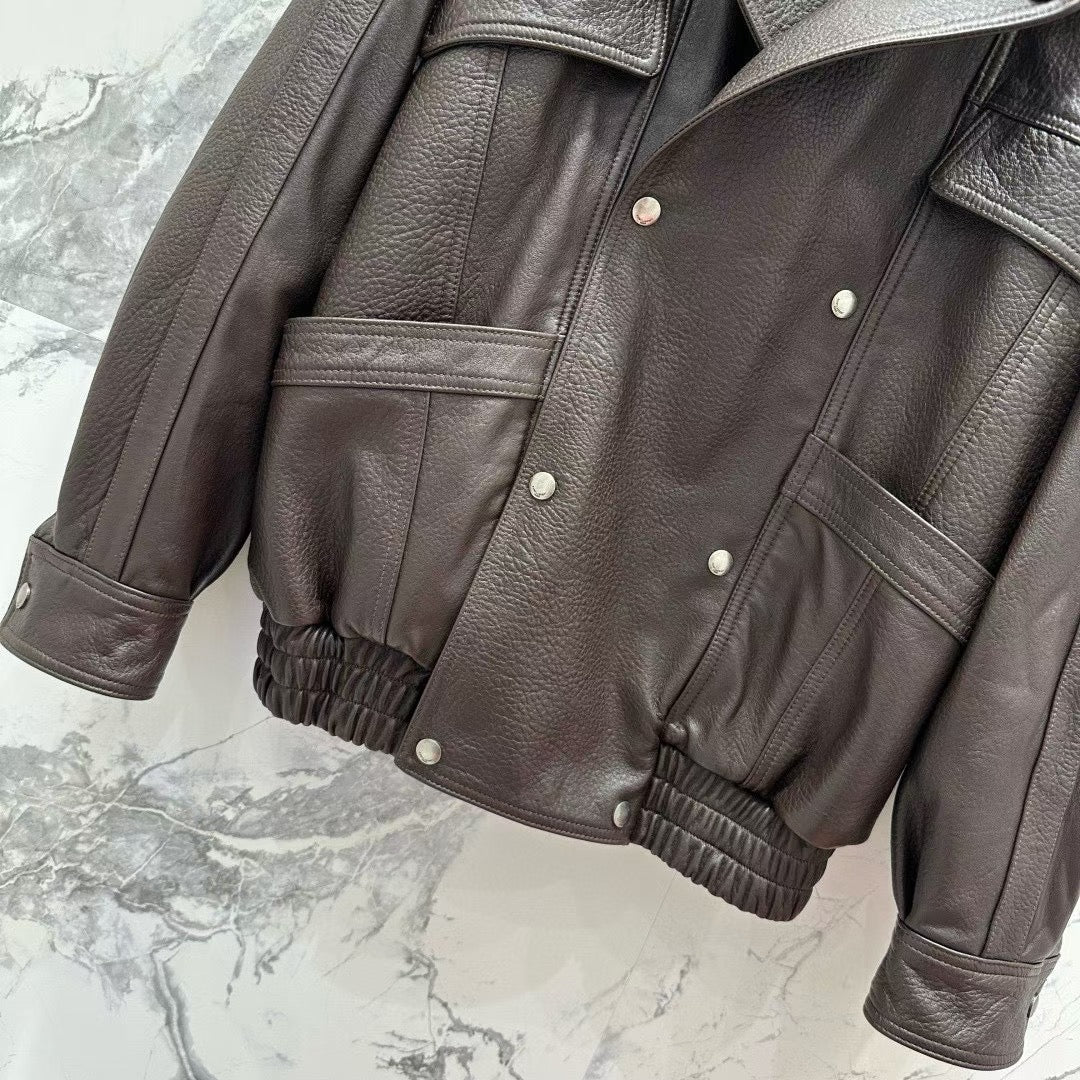 Leather jacket