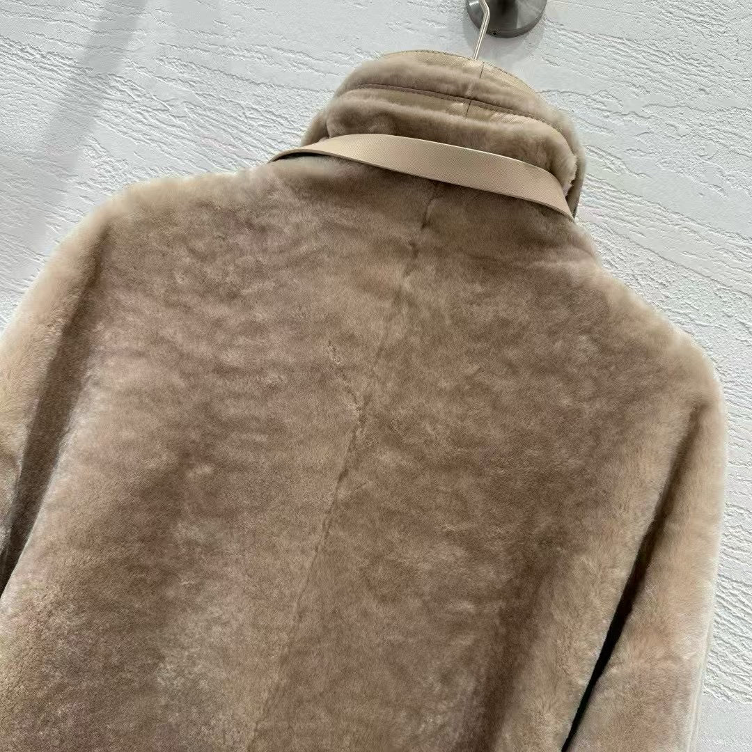 Sheepskin coat