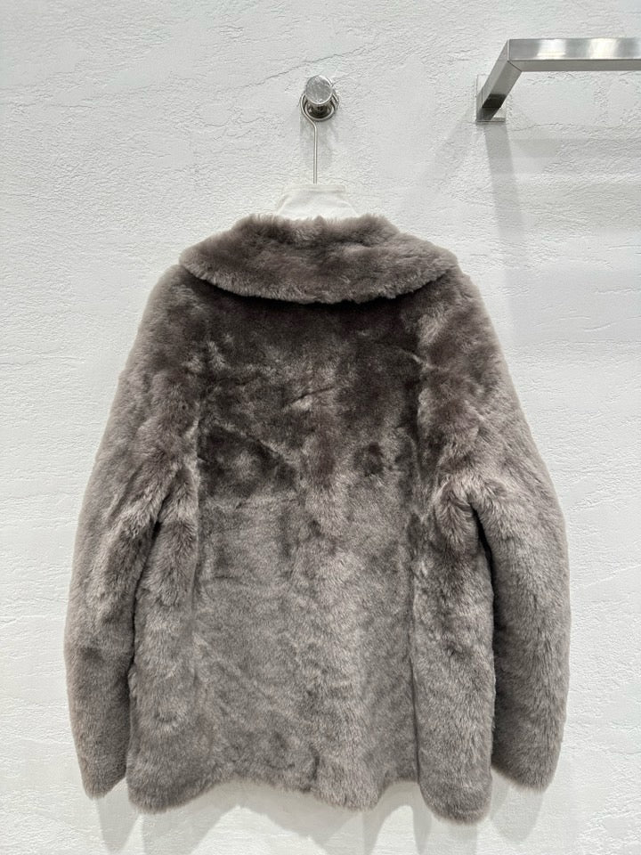 Sheepskin coat