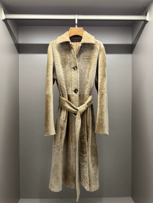 Sheepskin coat