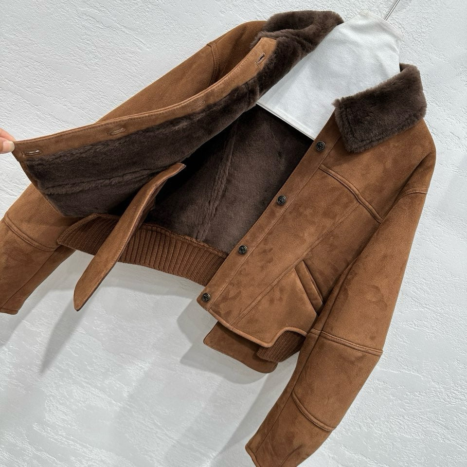 Sheepskin jacket