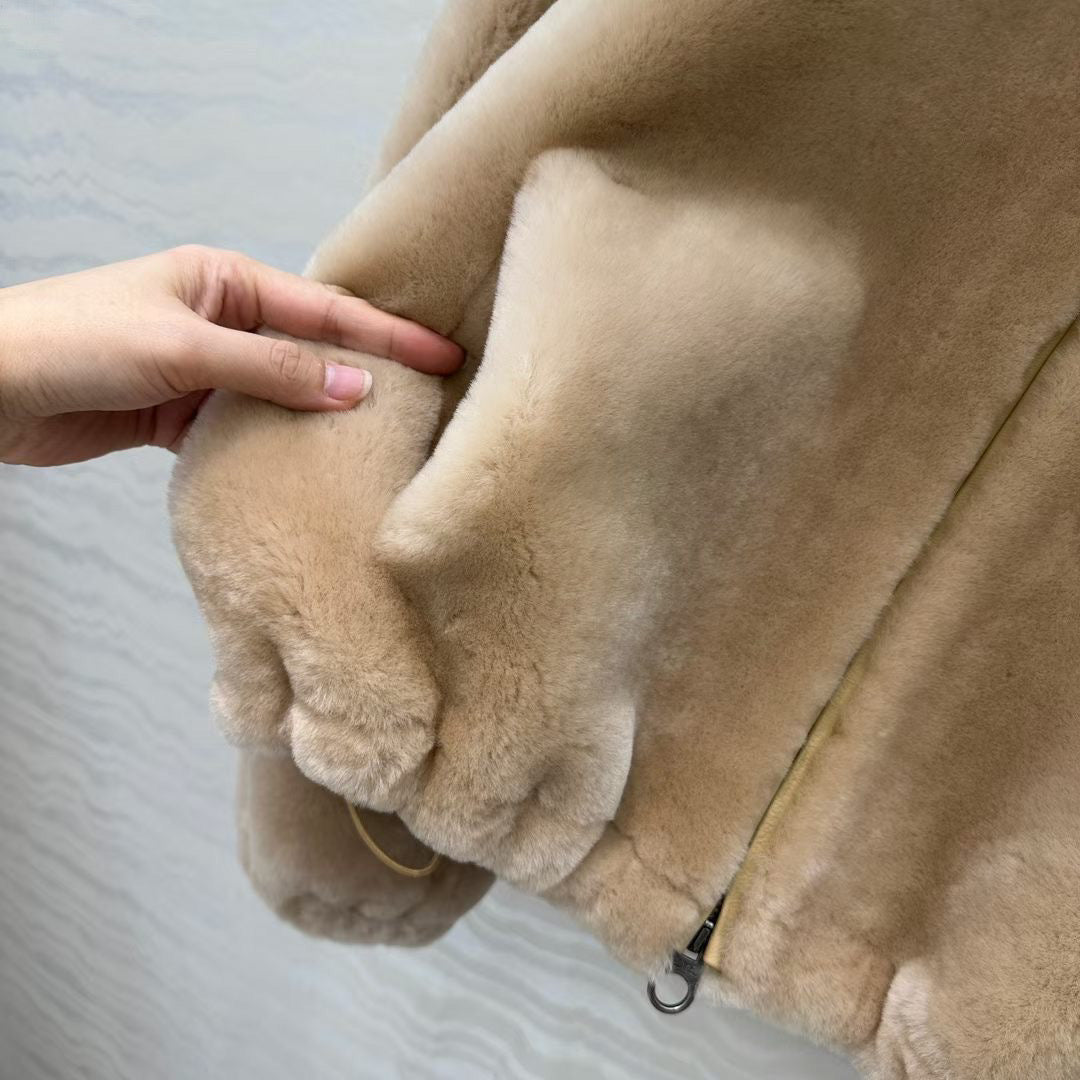 Sheepskin coat