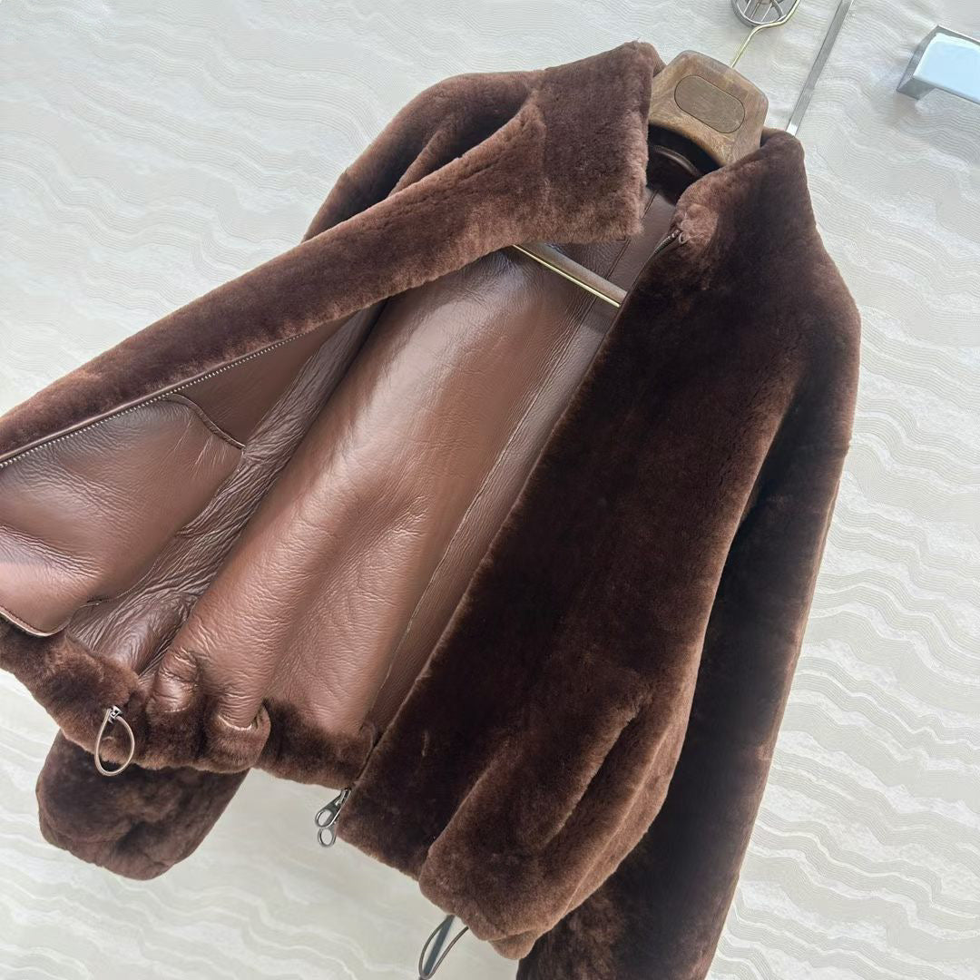 Sheepskin coat