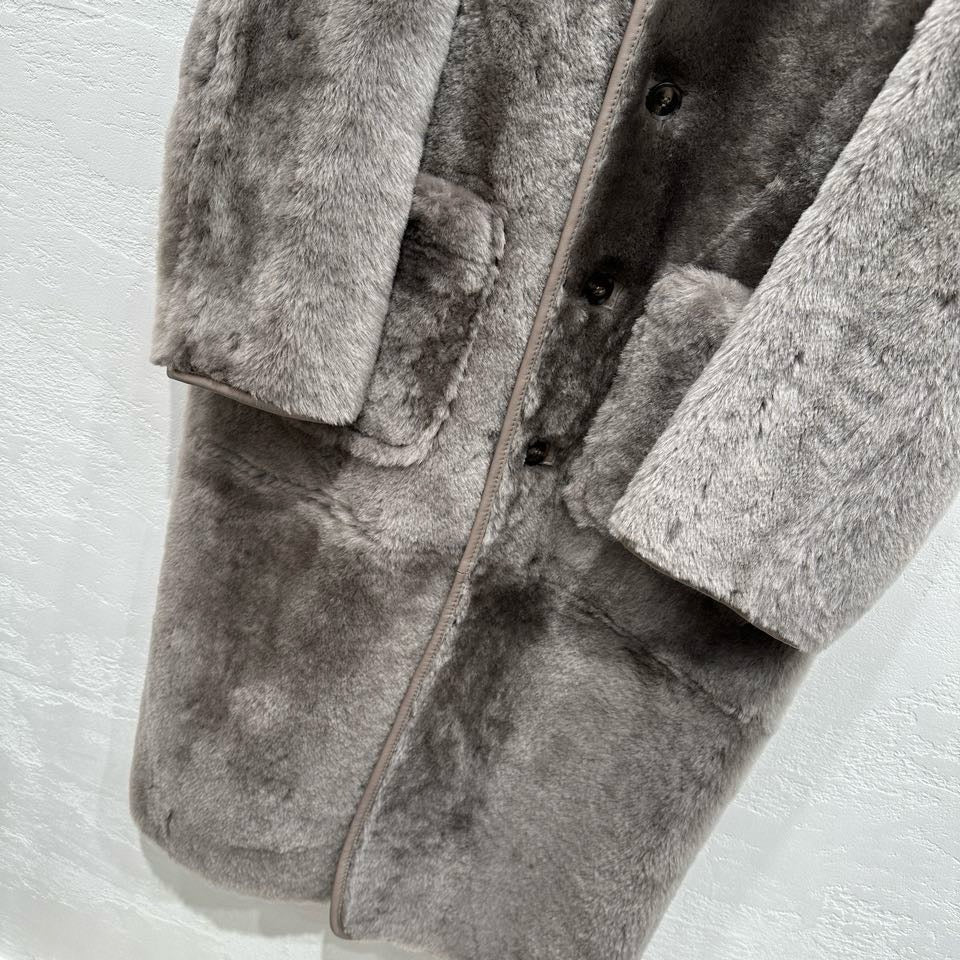 Sheepskin coat