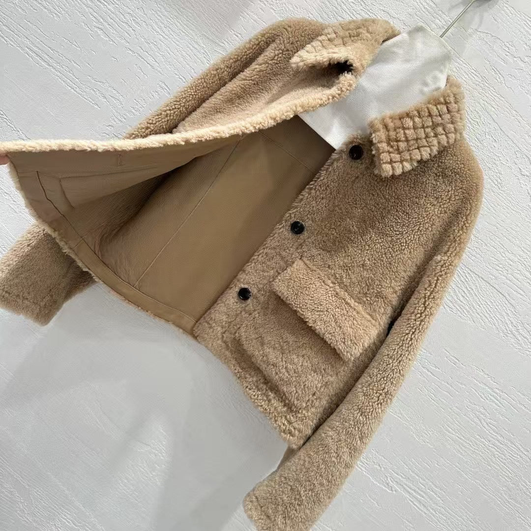 Sheepskin coat