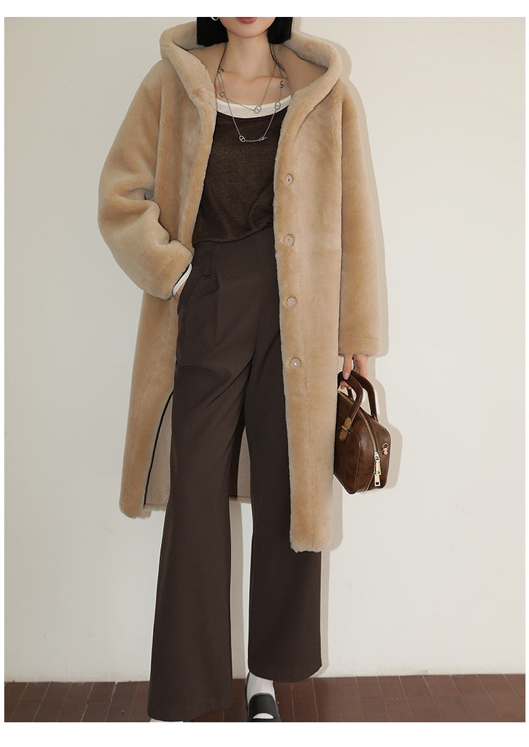 Sheepskin coat