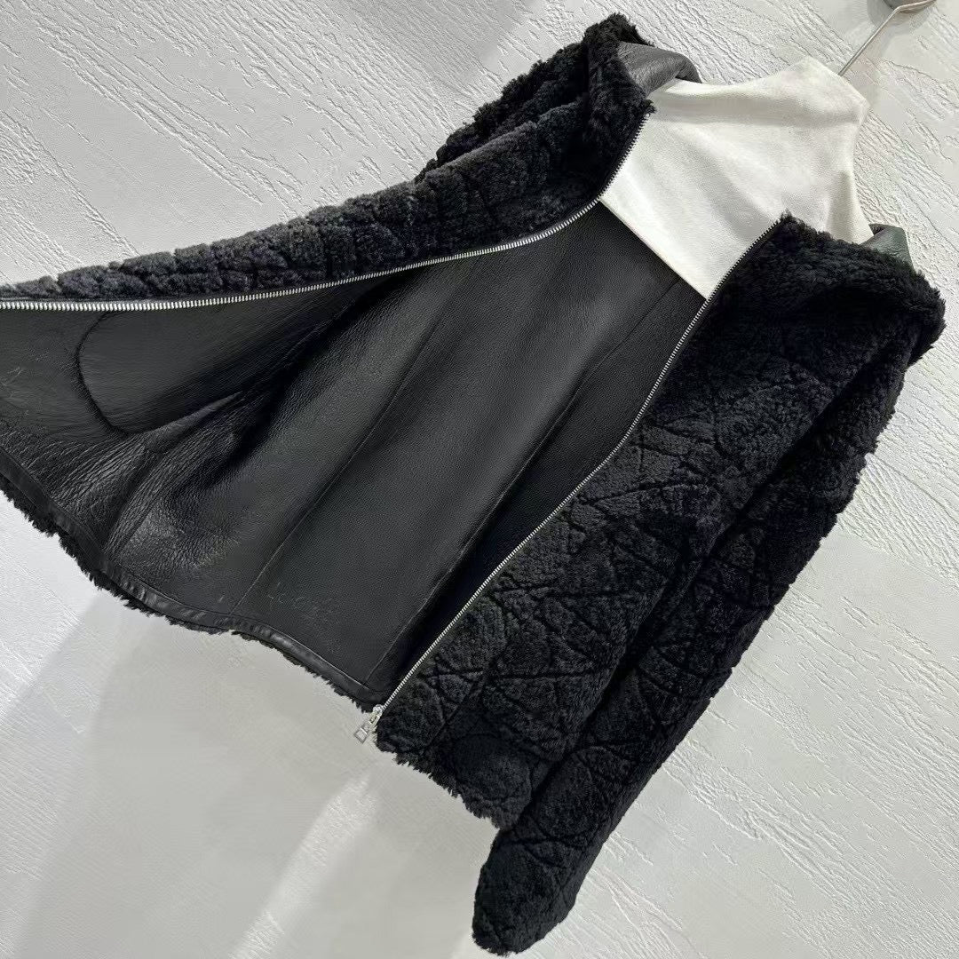 Sheepskin coat