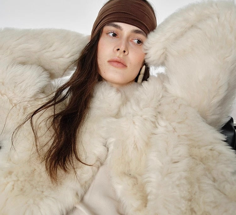 Sheepskin coat