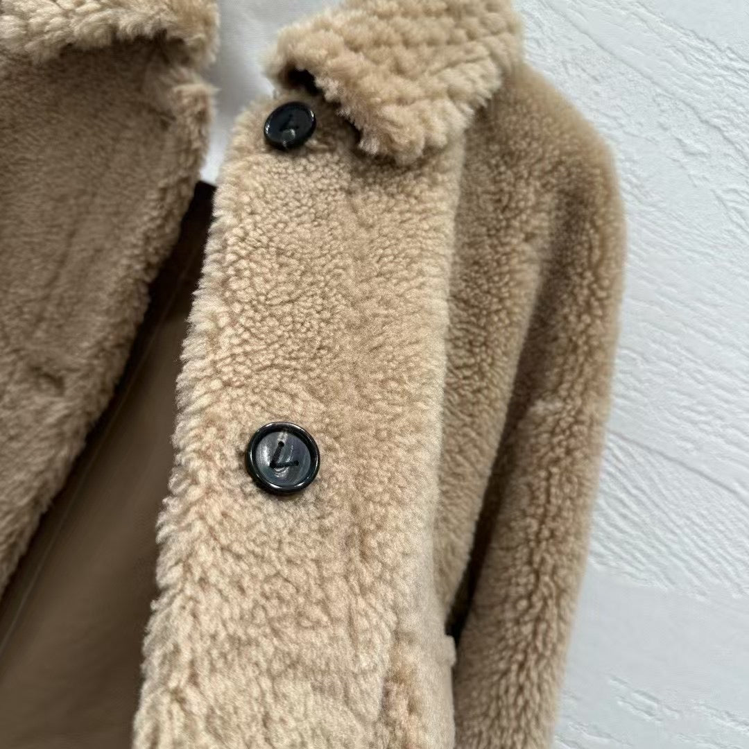 Sheepskin coat