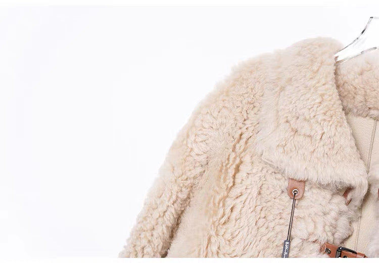Sheepskin coat