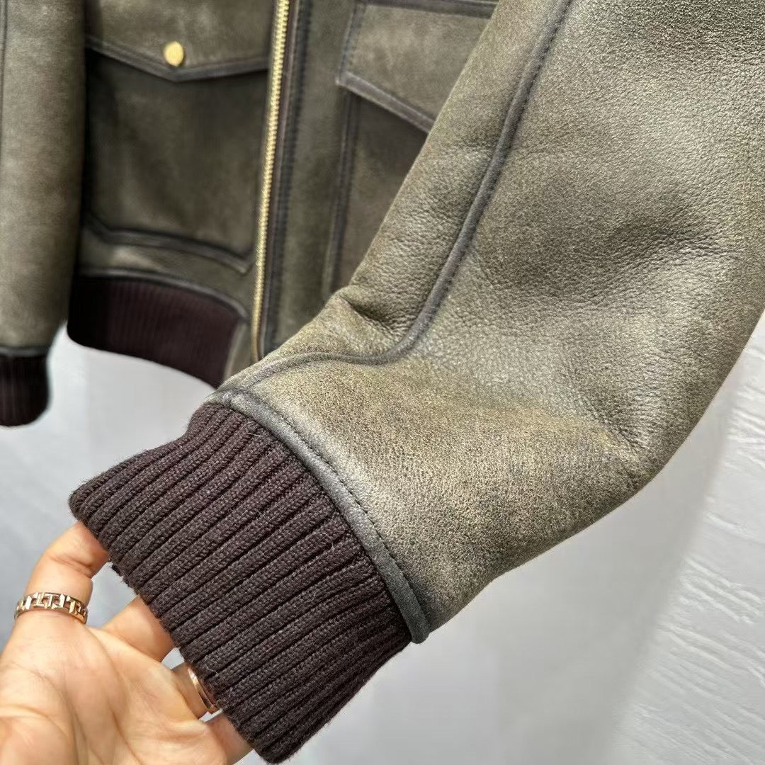 Sheepskin jacket