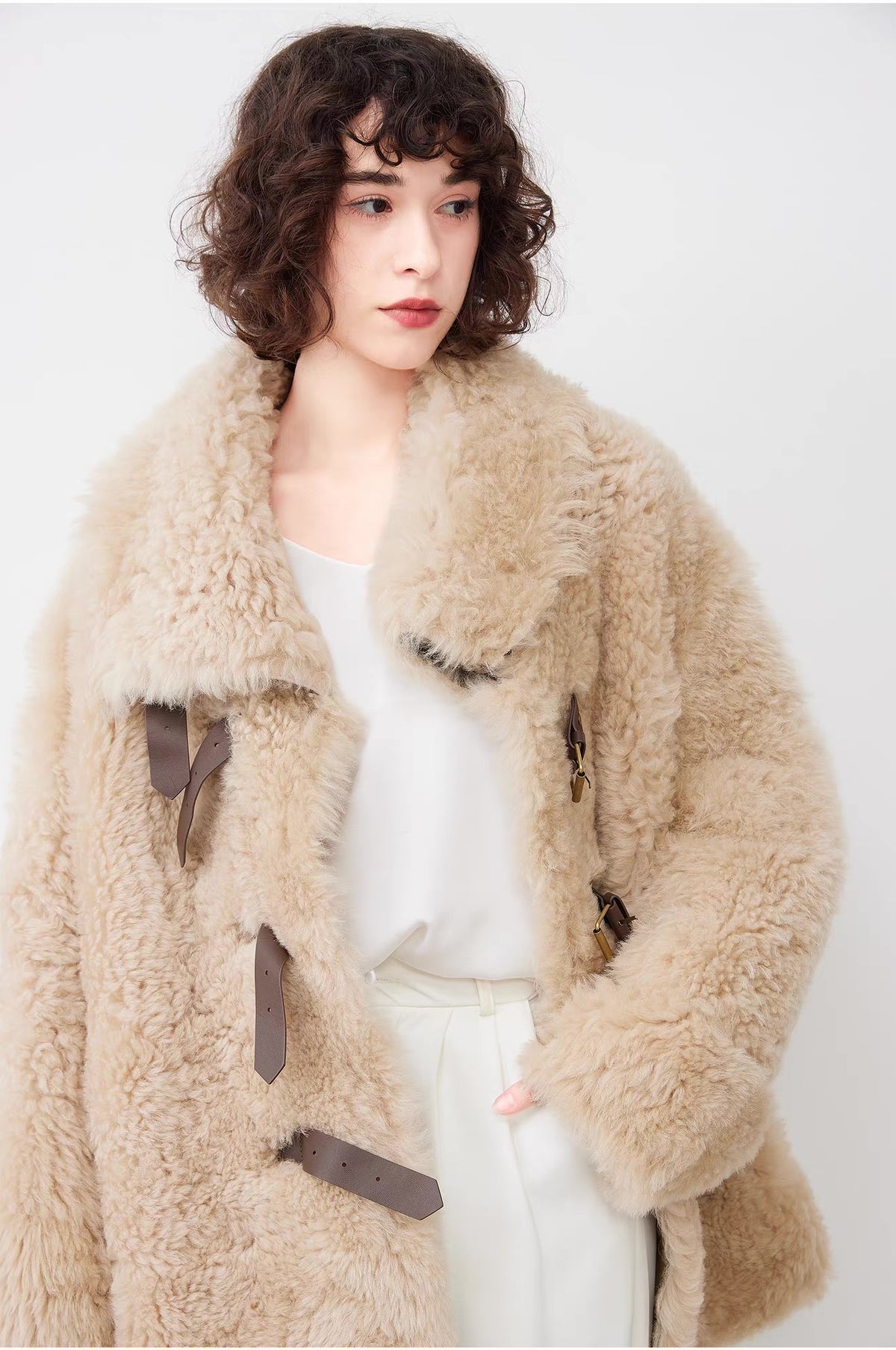 Sheepskin coat