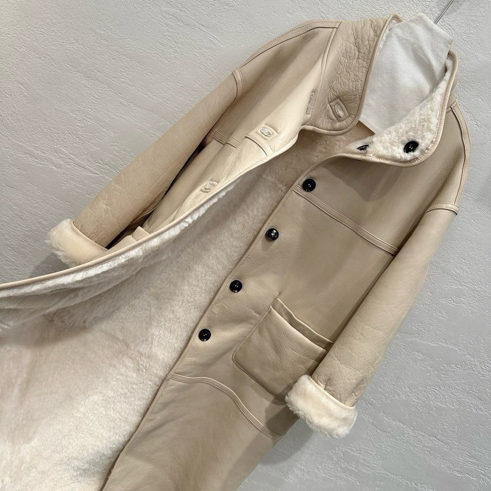 Sheepskin coat