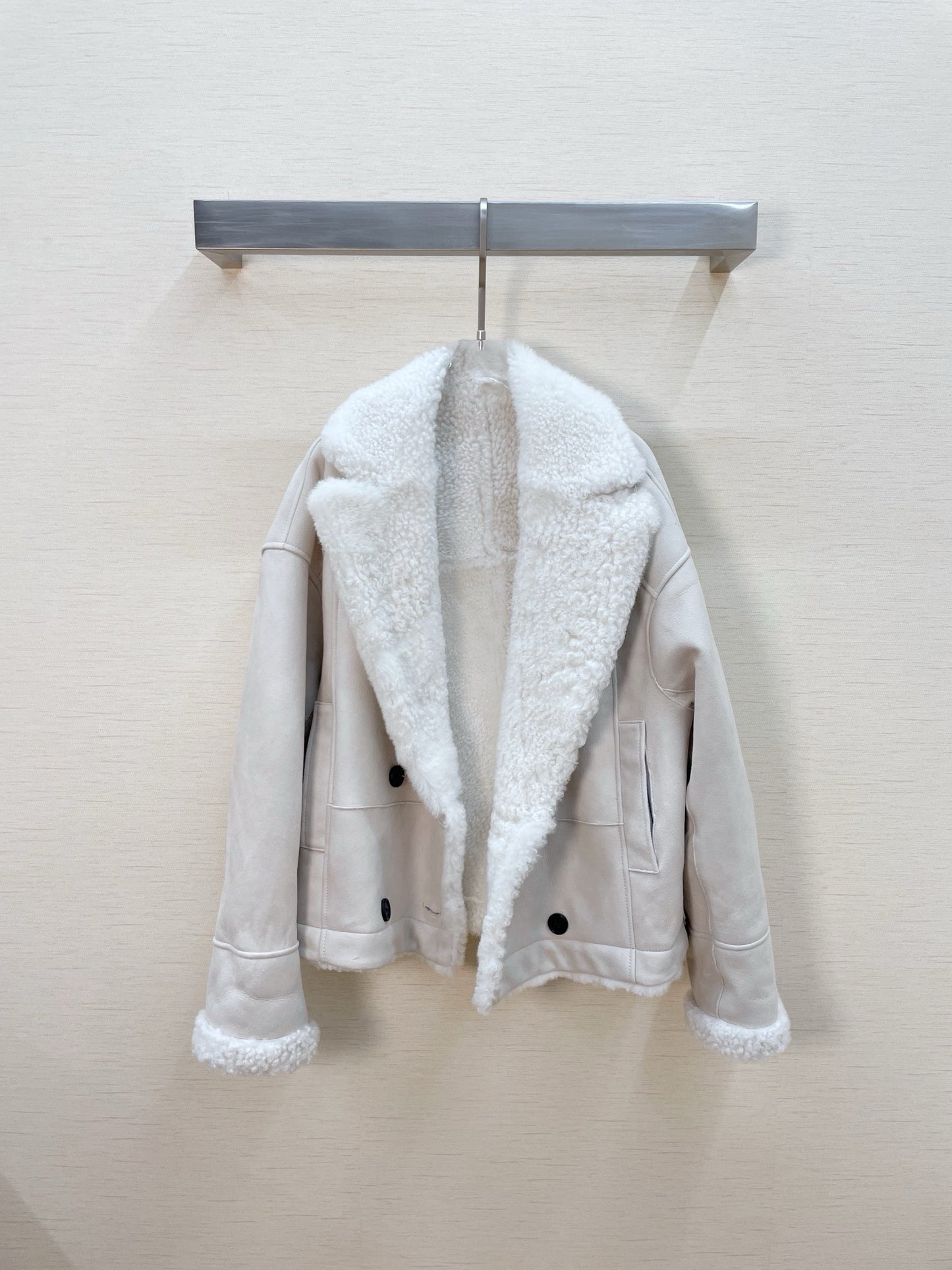 Double-sided sheepskin jacket