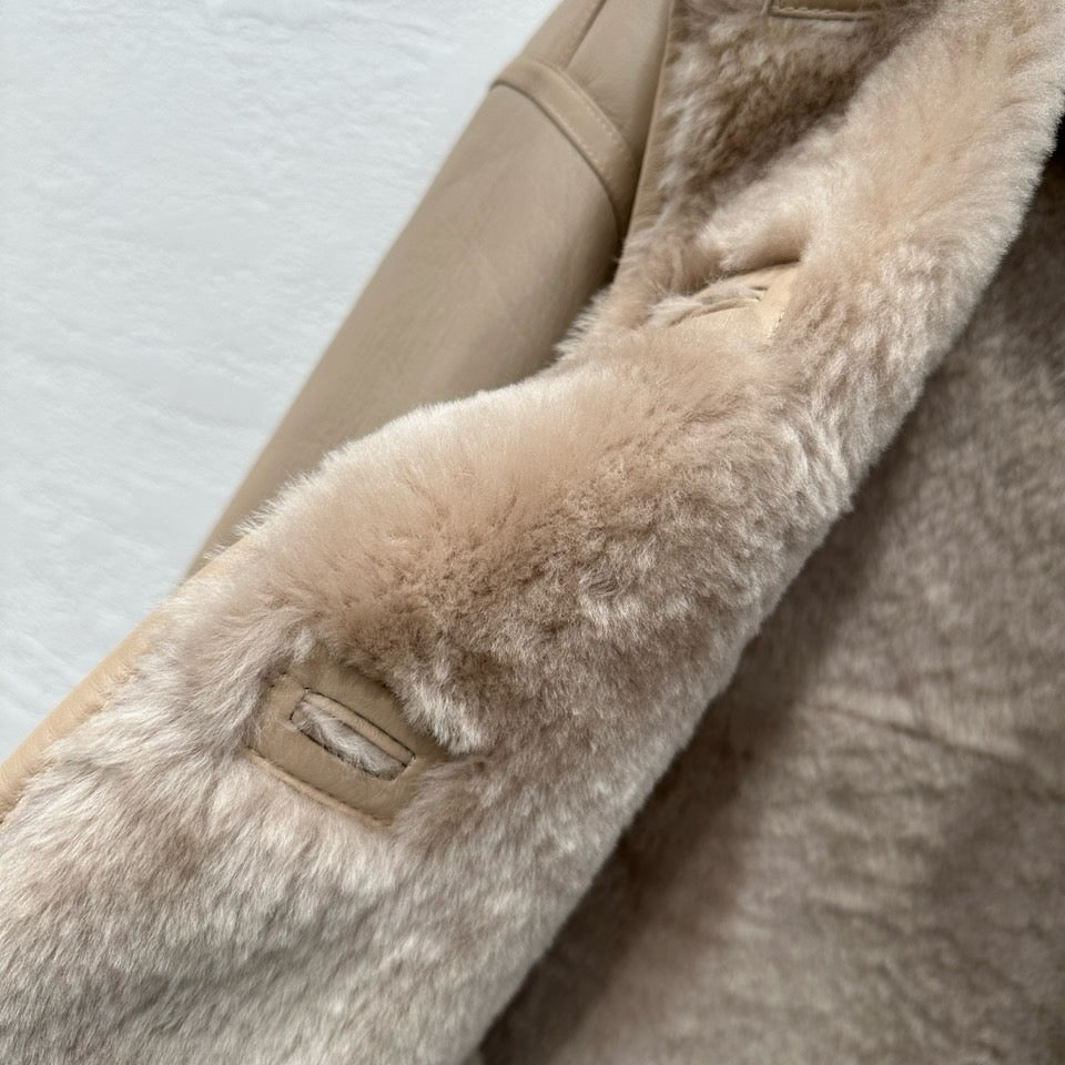 Sheepskin coat