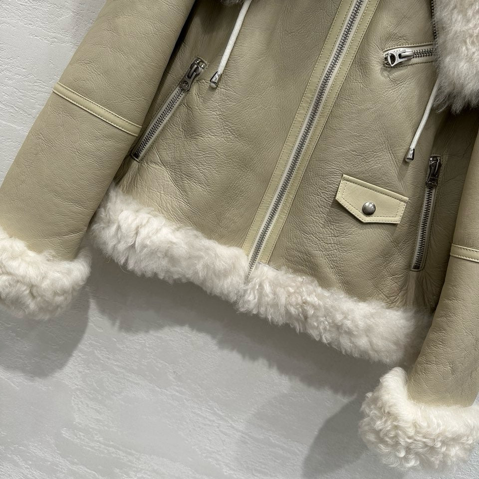 Sheepskin jacket