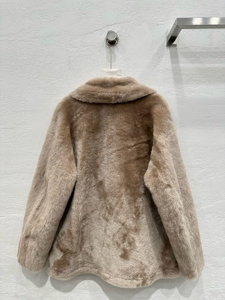 Sheepskin coat