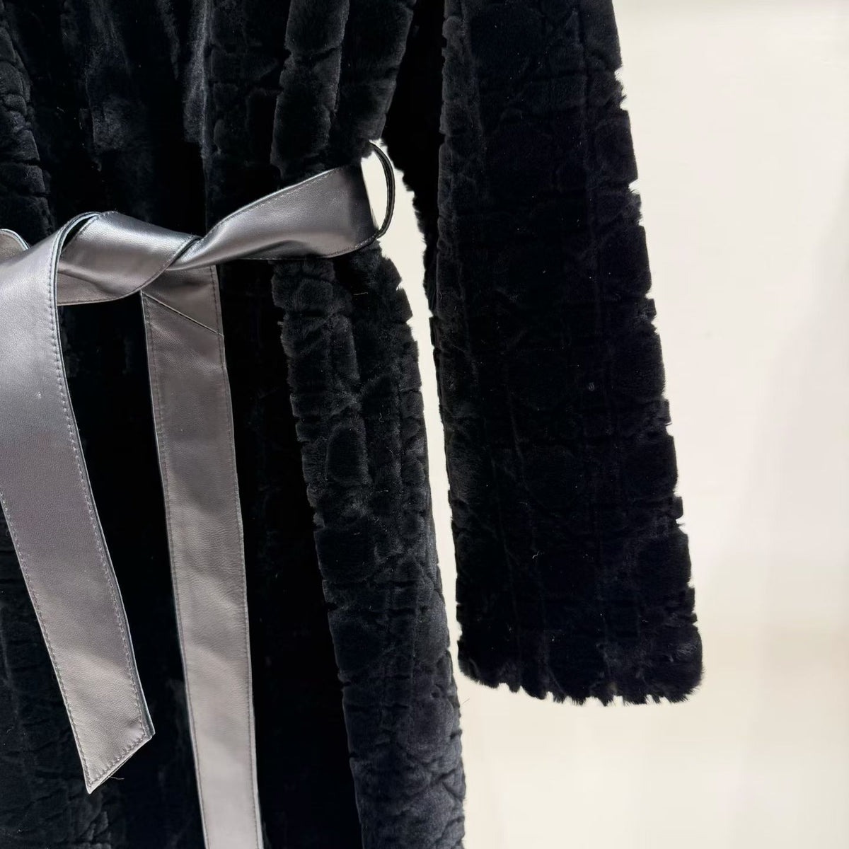 Sheepskin coat