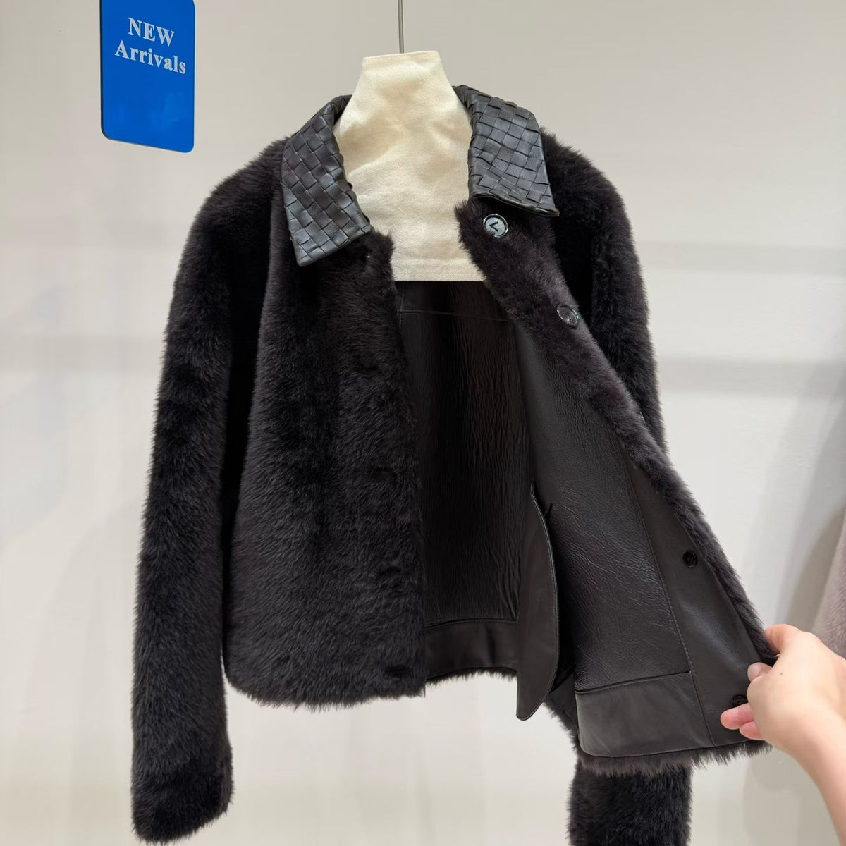 Sheepskin coat