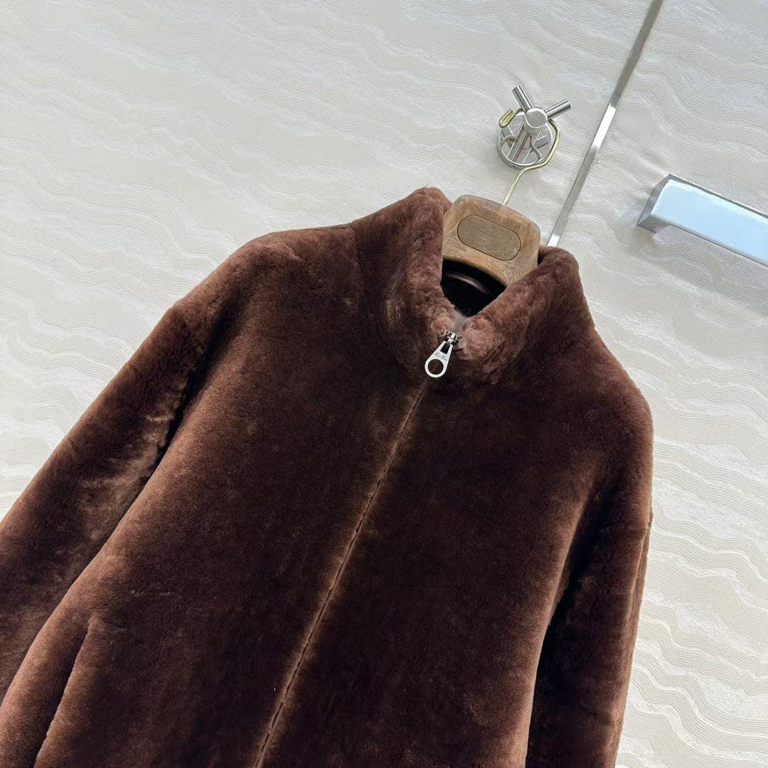 Sheepskin coat