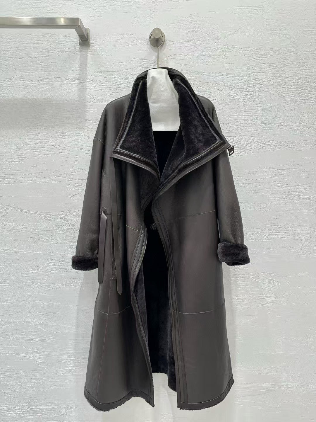 Sheepskin coat