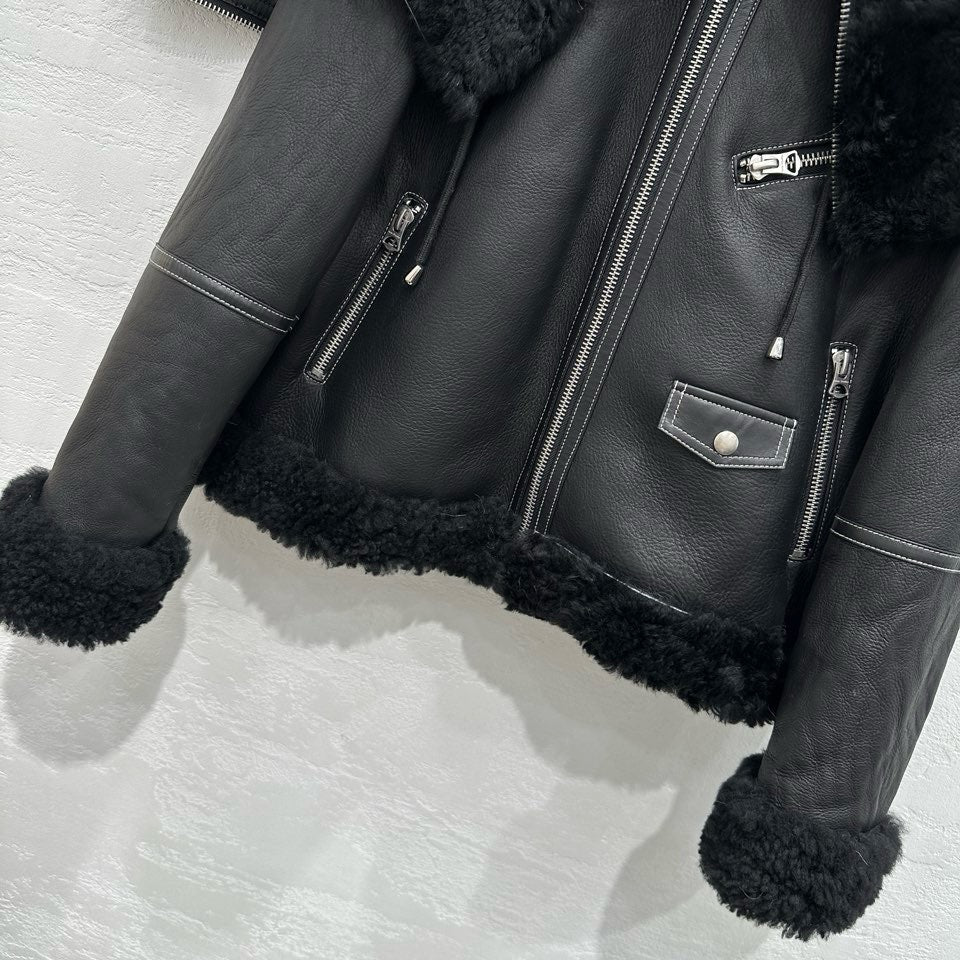 Sheepskin jacket