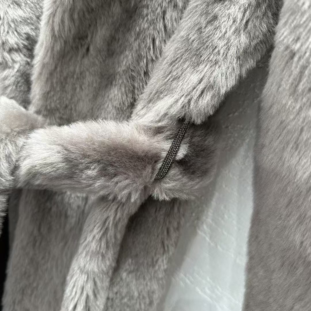 Sheepskin coat