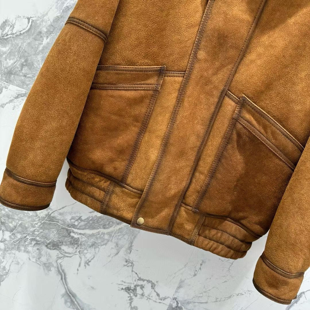 Sheepskin jacket