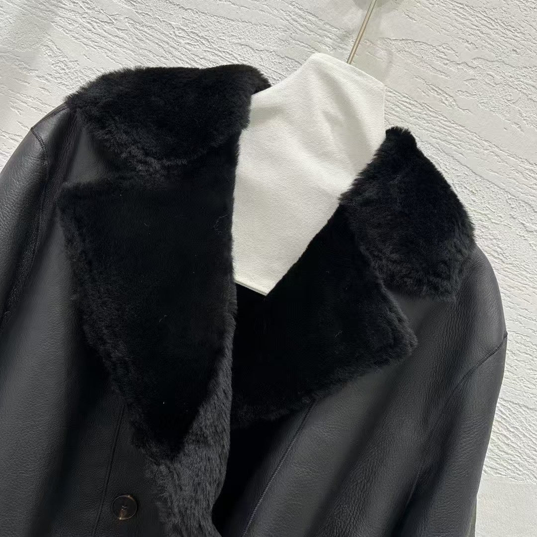 Sheepskin coat