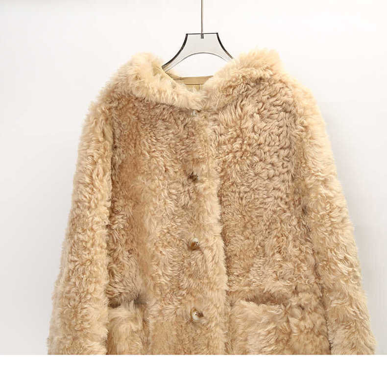 Sheepskin coat