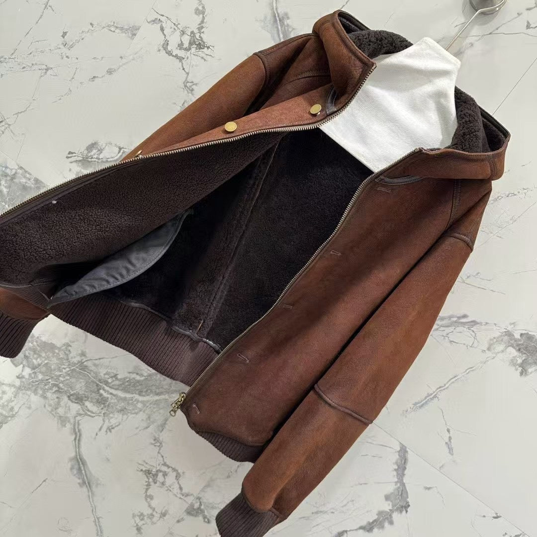 Sheepskin jacket
