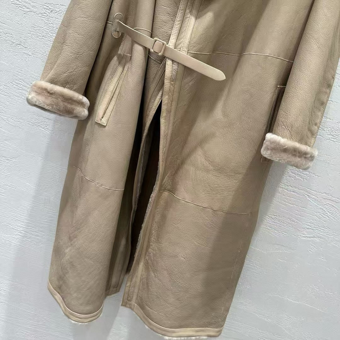 Sheepskin coat