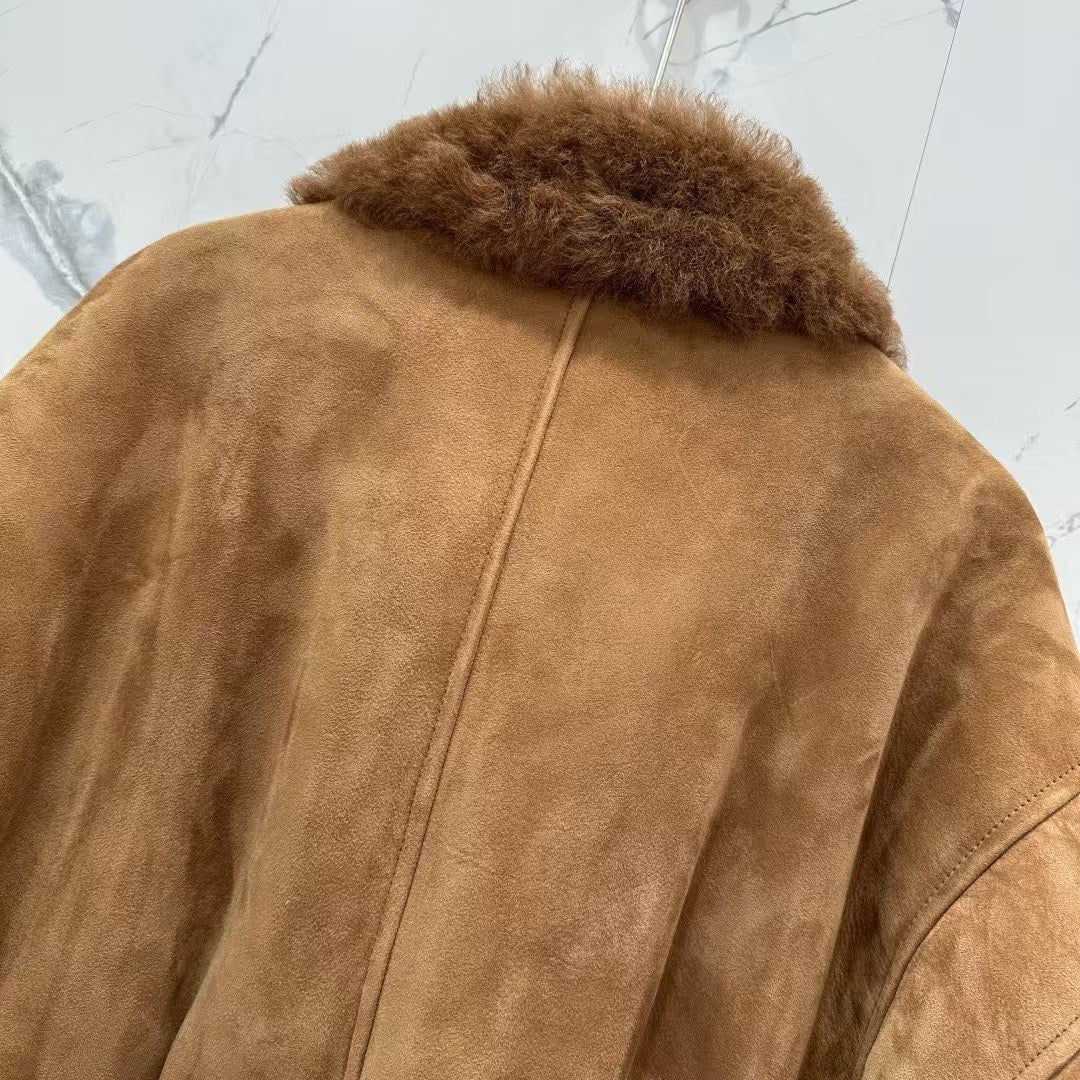 Sheepskin coat