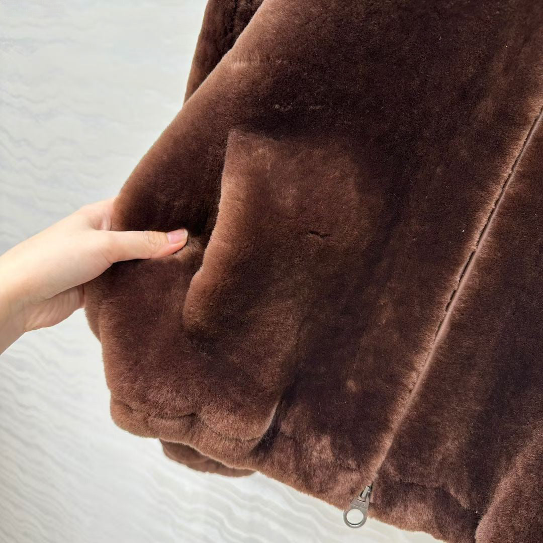 Sheepskin coat