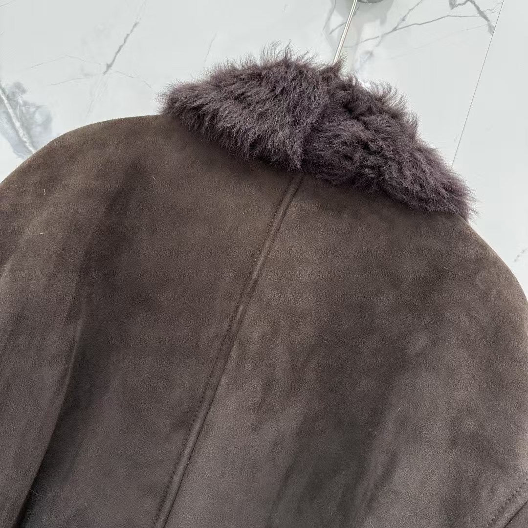 Sheepskin coat