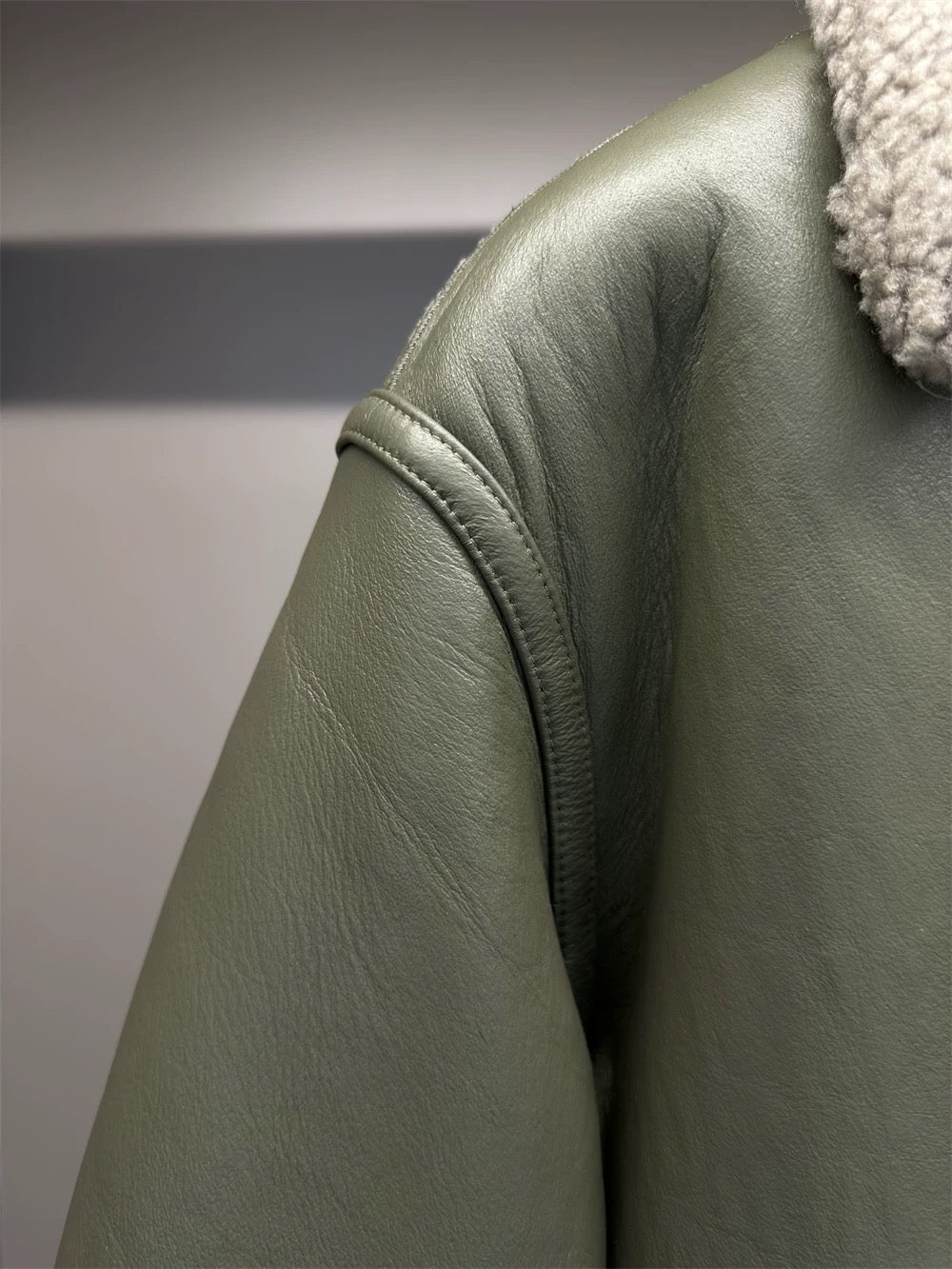 Sheepskin coat
