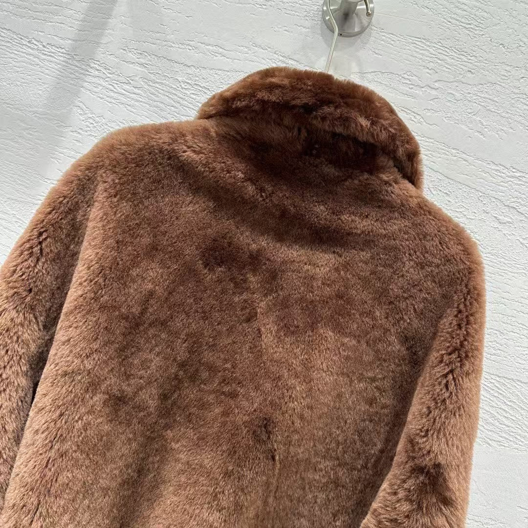 Sheepskin coat (reversible)