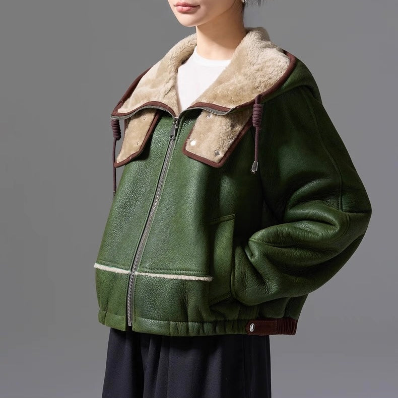 Sheepskin jacket