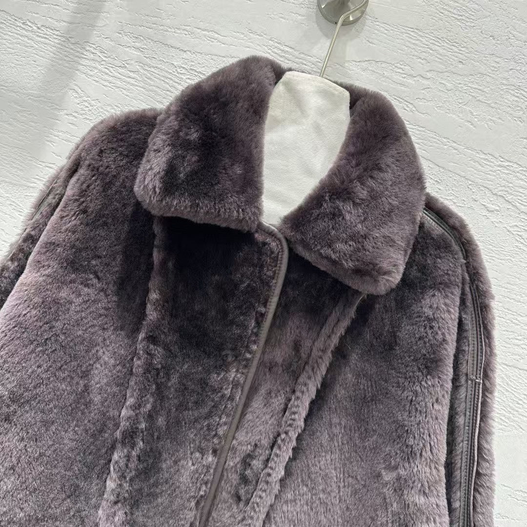 Sheepskin coat (reversible)