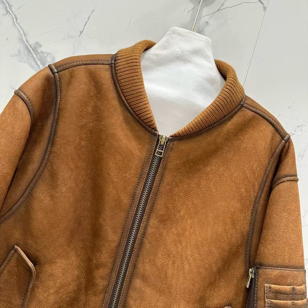 Sheepskin jacket