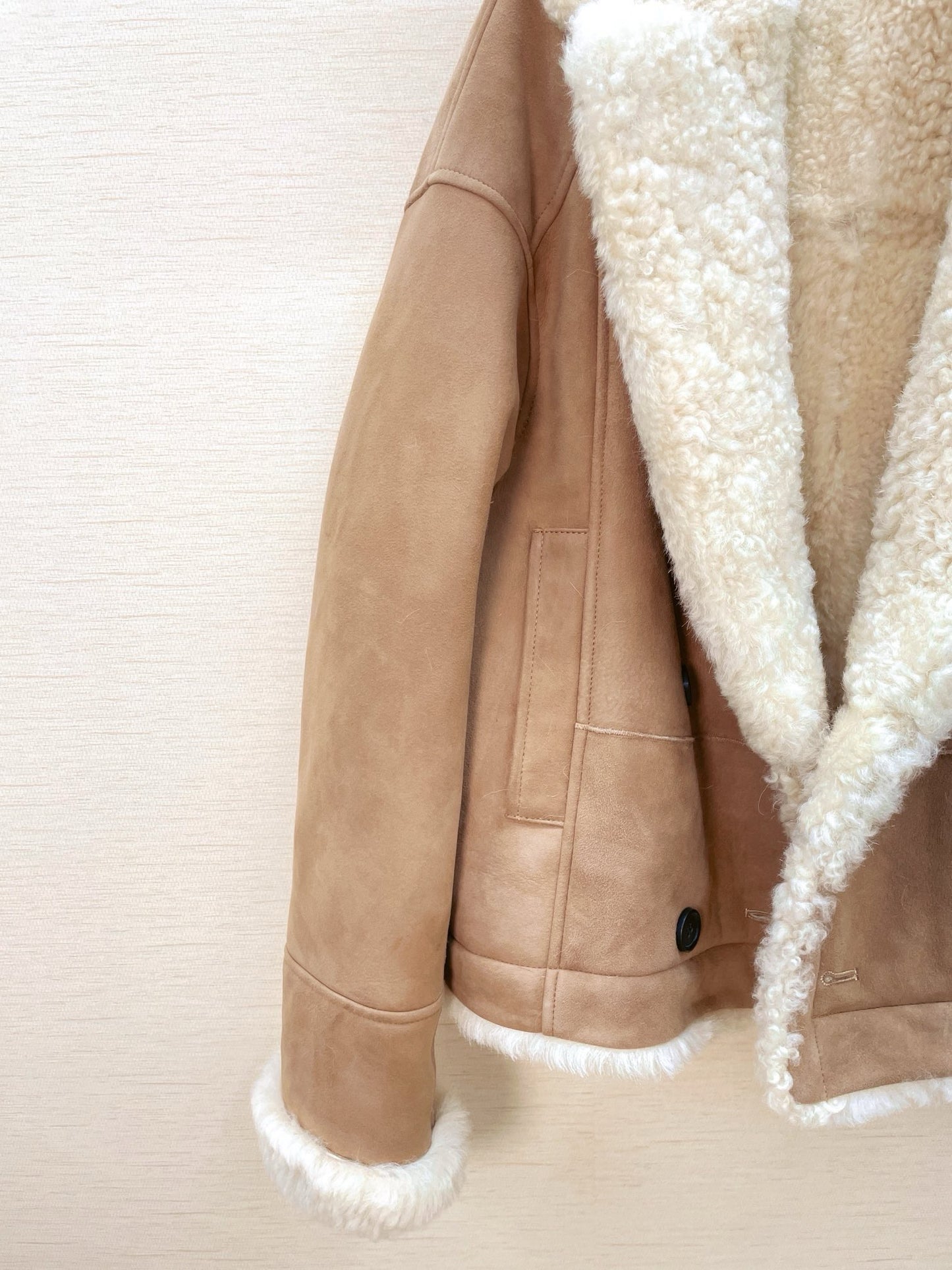 Double-sided sheepskin jacket