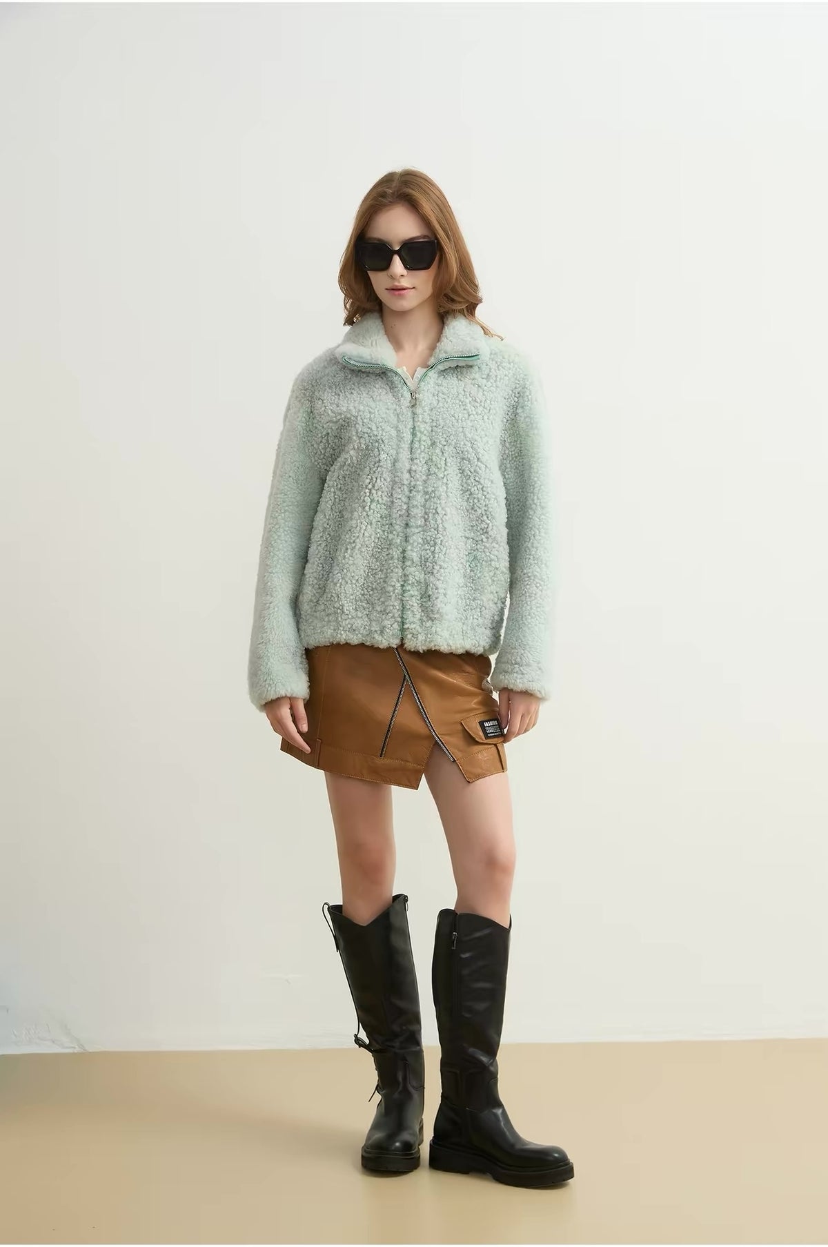 Sheepskin coat