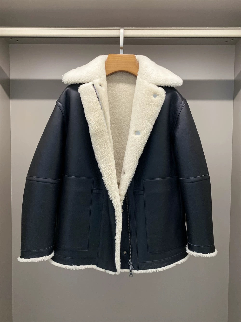 Sheepskin coat