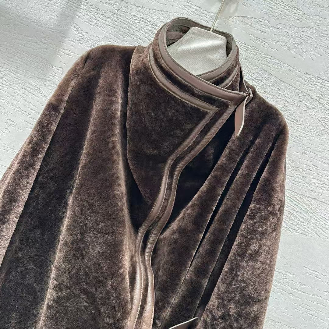 Sheepskin coat