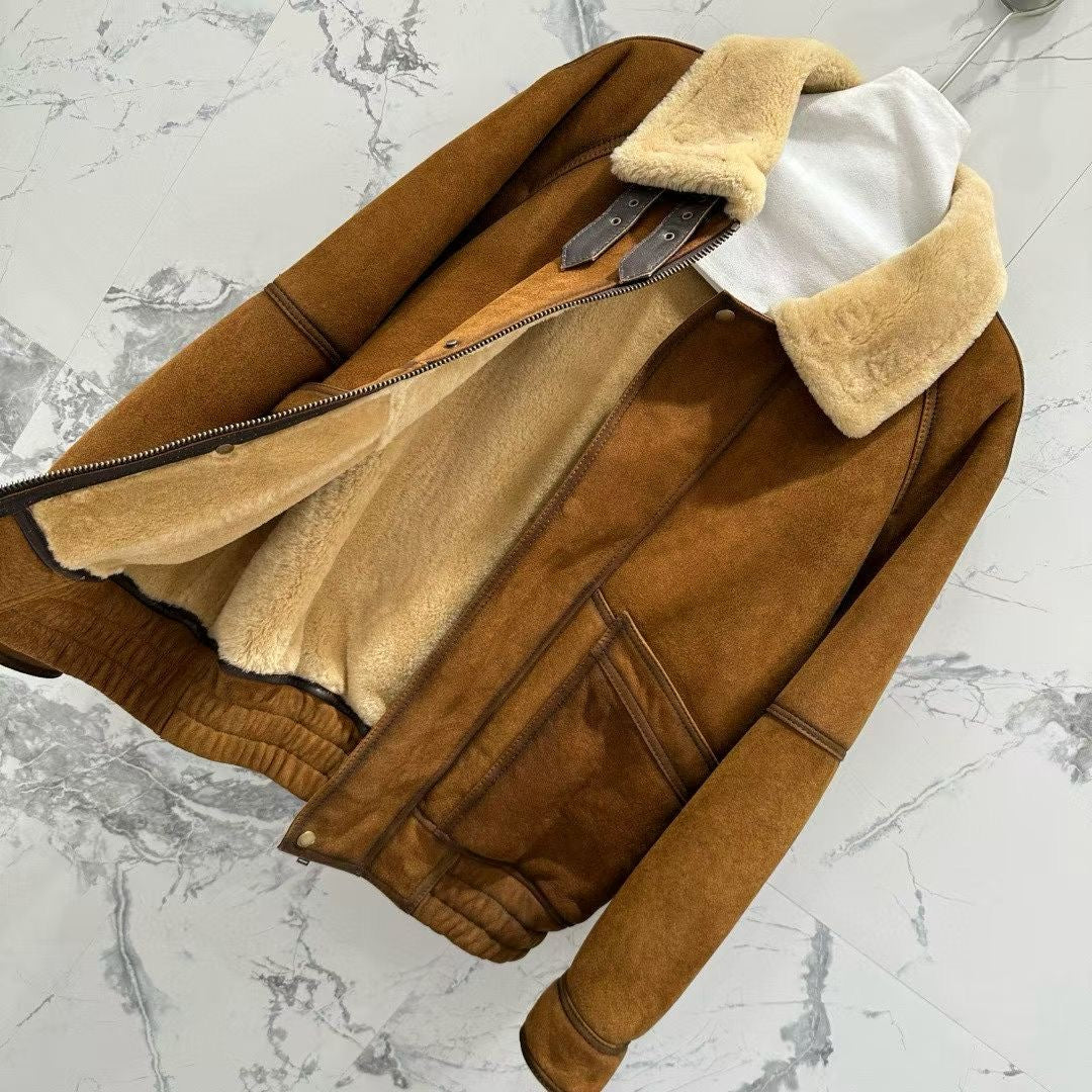 Sheepskin jacket