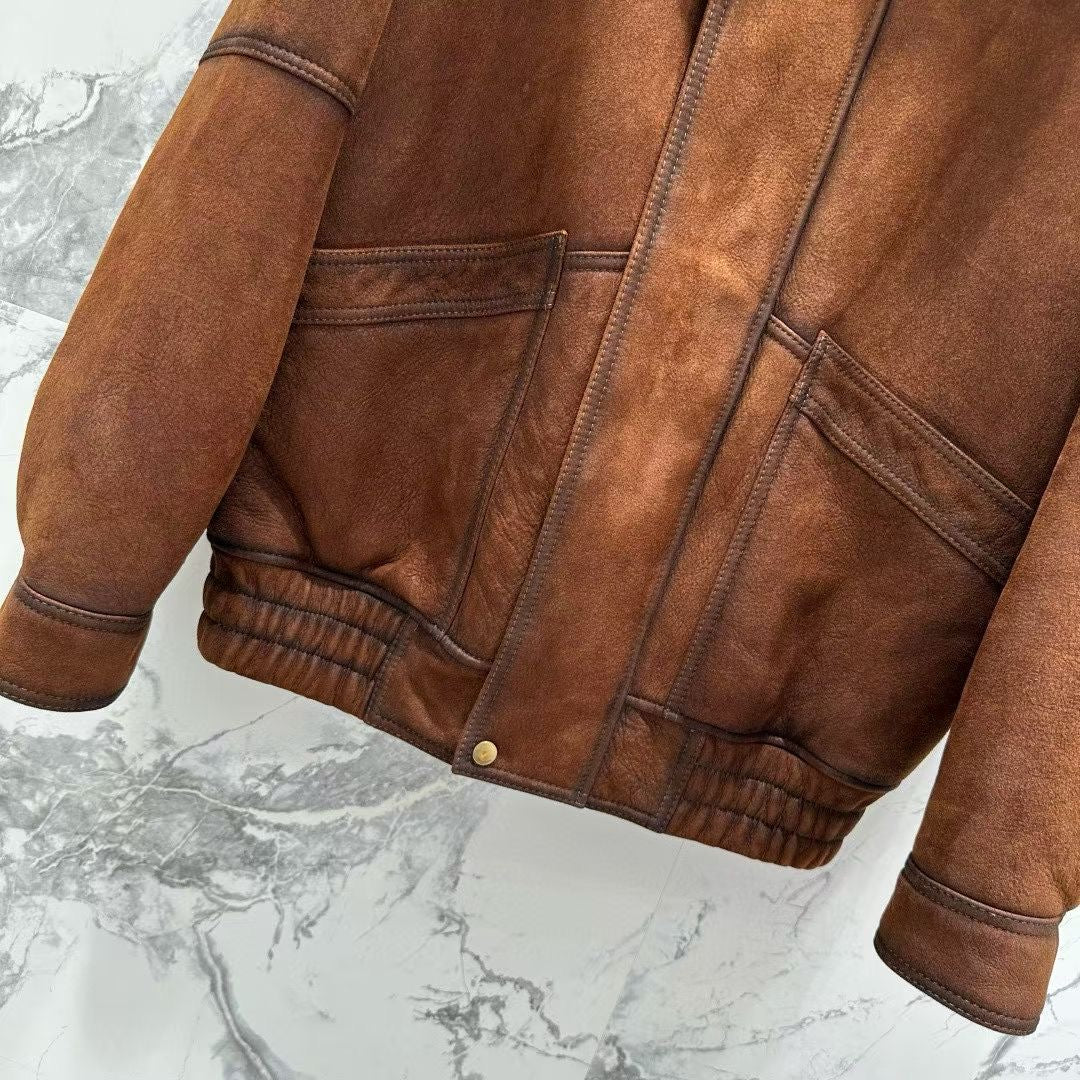 Sheepskin jacket