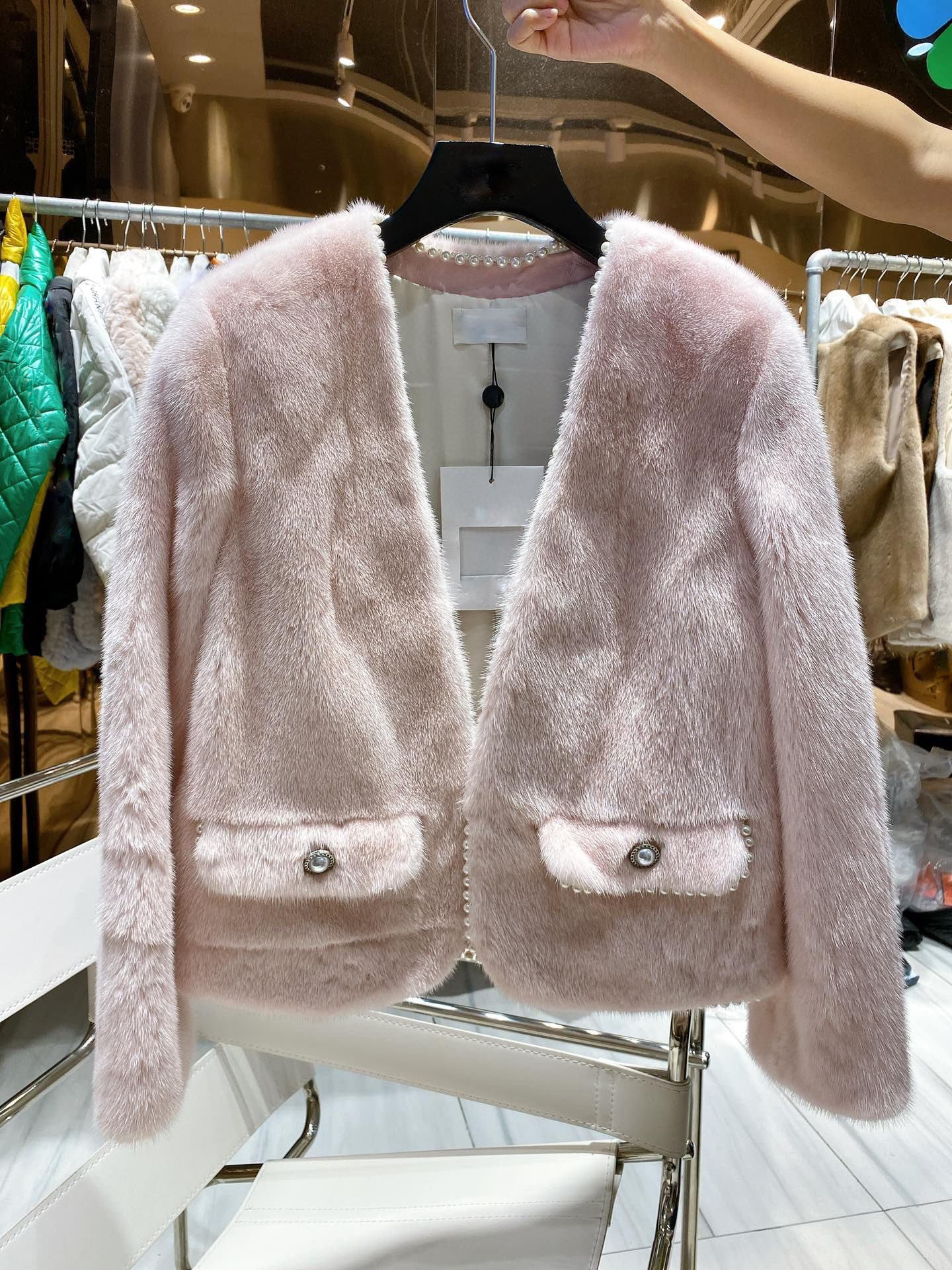 Danish mink fur coat