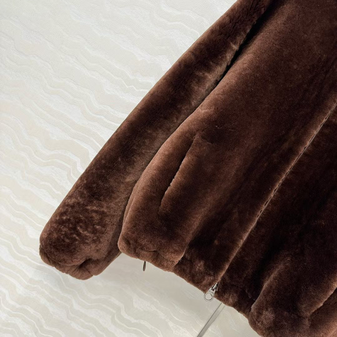 Sheepskin coat